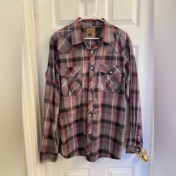 Western Pearl Snap Button Down - Picture 1 of 2